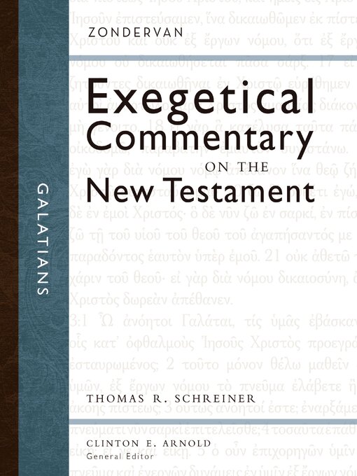 Title details for Galatians by Thomas R. Schreiner - Available